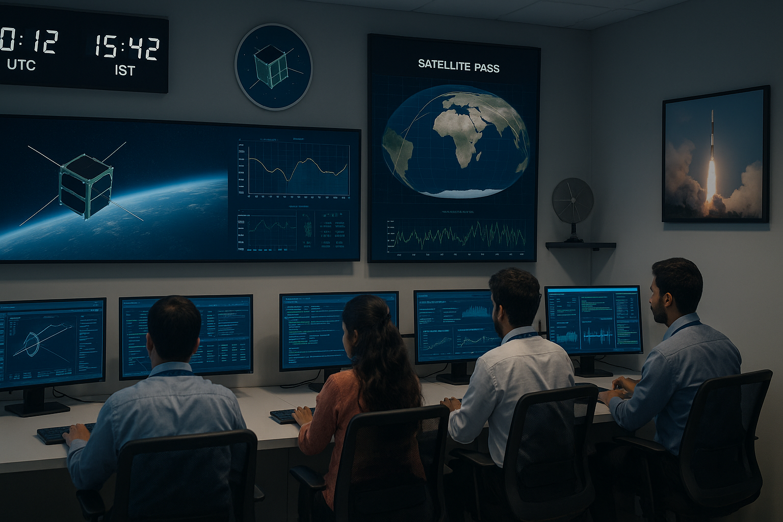 Mission control room